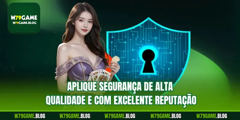 Aplique segurança de alta qualidade e com excelente reputação