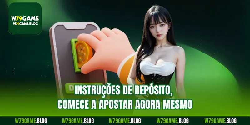 Instruções de depósito, comece a apostar agora mesmo