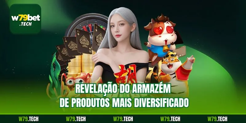 Revelação do armazém de produtos mais diversificado