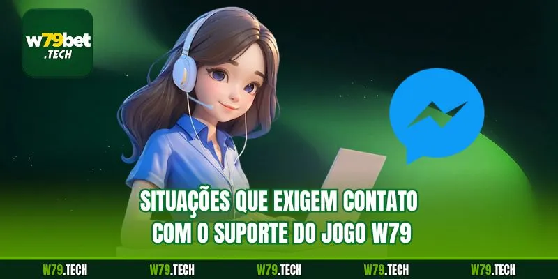Situações que exigem contato com o suporte do jogo w79